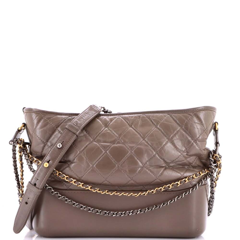 Chanel Gabrielle Hobo Quilted Aged #350878C26B
